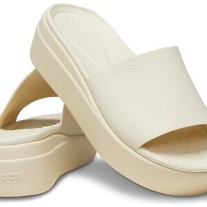 Crocs Brooklyn Slide in Bone